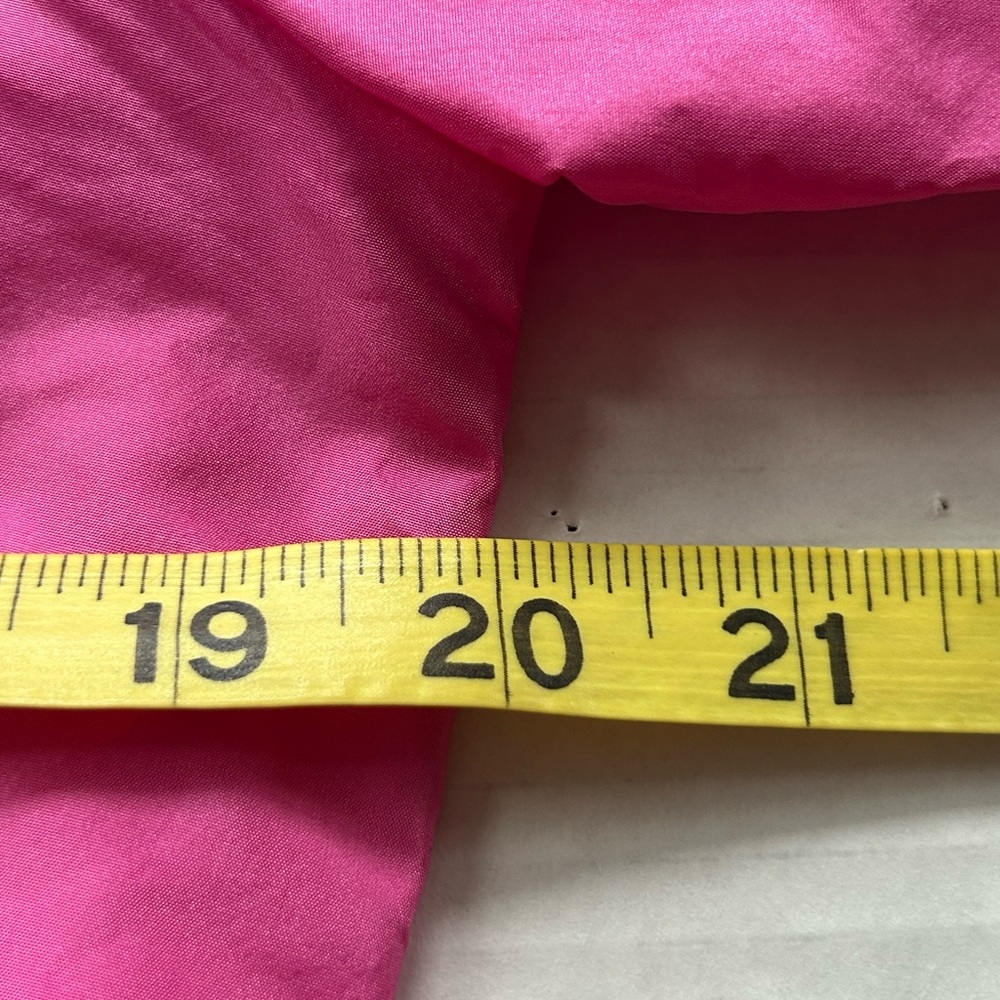 Lafayette 148 New York Pink Ruffled Puff Sleeve Blouse Sz 10 - Picture 7 of 9